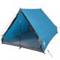 Preview: Camping-Keilzelt 2 Personen Blau Wasserdicht