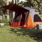 Preview: Campingzelt 5 Personen Grau und Orange Wasserdicht