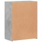 Preview: Aktenschrank Betongrau 60x32x77,5 cm Holzwerkstoff