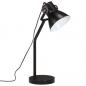 Preview: Schreibtischlampe 25 W Schwarz 17x17x60 cm E27