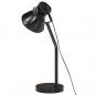 Preview: Schreibtischlampe 25 W Schwarz 17x17x60 cm E27