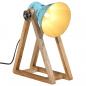 Preview: ARDEBO.de - Schreibtischlampe 25 W Blau 30x17x40 cm E27