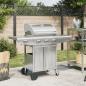 Preview: ARDEBO.de - Gasgrill mit 4 Flammen Silbern Edelstahl