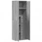 Preview: Highboard Grau Sonoma 60x35x180 cm Holzwerkstoff