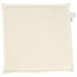 Preview: Garten-Sitzkissen 2 Stk. Creme 45x45x2 cm Quadratisch