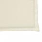 Preview: Garten-Sitzkissen 2 Stk. Creme 45x45x2 cm Quadratisch