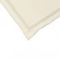 Preview: Garten-Sitzkissen 2 Stk. Creme 45x45x2 cm Quadratisch