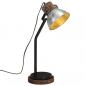 Preview: ARDEBO.de - Schreibtischlampe 25 W Vintage-Silber 18x18x60 cm E27