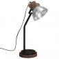 Preview: Schreibtischlampe 25 W Vintage-Silber 18x18x60 cm E27