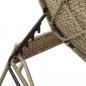 Preview: Sonnenliegen 2 Stk. mit Tisch Hellgrau Poly Rattan