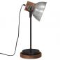 Preview: Schreibtischlampe 25 W Vintage-Silber 17x17x50 cm E27