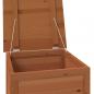 Preview: Outdoor-Kissenbox Braun 50x50x56 cm Massivholz Tanne