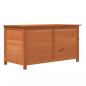 Preview: Outdoor-Kissenbox Braun 100x50x56 cm Massivholz Tanne