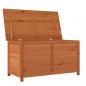 Preview: Outdoor-Kissenbox Braun 100x50x56 cm Massivholz Tanne