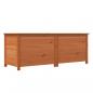 Preview: Outdoor-Kissenbox Braun 150x50x56 cm Massivholz Tanne