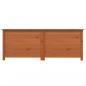 Preview: Outdoor-Kissenbox Braun 150x50x56 cm Massivholz Tanne