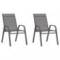 Preview: 3-tlg. Garten-Bistro-Set Grau