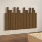 Preview: Wand-Kopfteil Honigbraun 127,5x3x80 cm Massivholz Kiefer