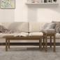 Preview: 2-tlg. Couchtisch-Set Honigbraun Massivholz Kiefer