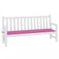 Preview: Gartenbank-Auflage Rosa 200x50x3 cm Stoff