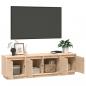 Preview: TV-Schrank 156x37x45 cm Massivholz Kiefer