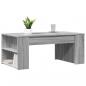 Preview: Couchtisch Grau Sonoma 102x55x42 cm Holzwerkstoff