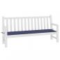 Preview: Gartenbank-Auflage Marineblau 200x50x3 cm Oxford-Gewebe