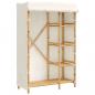 Preview: Kleiderschrank 110x45x170 cm Bambus