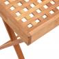 Preview: Tabletttisch Klappbar 52x36x56,5 cm Massivholz Nussbaum