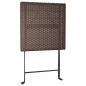 Preview: 3-tlg. Bistro-Set Klappbar Braun Poly Rattan