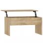 Preview: Couchtisch Sonoma-Eiche 80x50,5x41,5 cm Holzwerkstoff