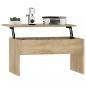 Preview: Couchtisch Sonoma-Eiche 80x50,5x41,5 cm Holzwerkstoff