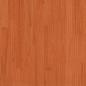 Preview: Massivholzbett und Bank mit Dach Orange 100x200 cm Kiefernholz