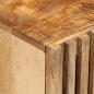 Preview: Nachttische 2 Stk. 40x34x46 cm Raues Mangoholz