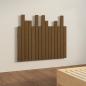 Preview: Wand-Kopfteil Honigbraun 95,5x3x80 cm Massivholz Kiefer