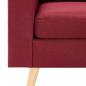 Preview: 2-Sitzer-Sofa Weinrot Stoff