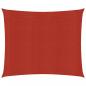 Preview: ARDEBO.de - Sonnensegel 160 g/m² Rot 2x2 m HDPE