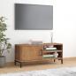 Preview: ARDEBO.de - TV-Schrank Braun 90x30x40 cm Massivholz Kiefer