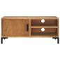 Preview: TV-Schrank Braun 90x30x40 cm Massivholz Kiefer