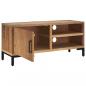 Preview: TV-Schrank Braun 90x30x40 cm Massivholz Kiefer