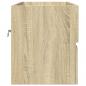 Preview: Waschbeckenunterschrank Sonoma-Eiche 80x38,5x45cm Holzwerkstoff