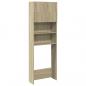 Preview: Waschmaschinenschrank Sonoma-Eiche 64x25,5x190 cm Holzwerkstoff