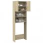 Preview: Waschmaschinenschrank Sonoma-Eiche 64x25,5x190 cm Holzwerkstoff