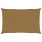 Preview: ARDEBO.de - Sonnensegel 160 g/m² Taupe 6x8 m HDPE