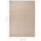 Preview: Outdoor-Teppich Flachgewebe 120x170 cm Braun Gestreift