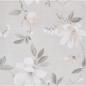 Preview: Vliestapete 3D Blumenmuster Grau 10x0,53 m