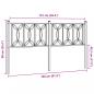 Preview: Kopfteil Metall Weiß 150 cm