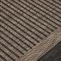 Preview: Outdoor-Teppich Flachgewebe 100x200 cm Dunkelbraun