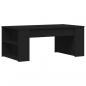 Preview: Couchtisch Schwarz 102x55x42 cm Holzwerkstoff