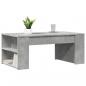 Preview: Couchtisch Betongrau 102x55x42 cm Holzwerkstoff